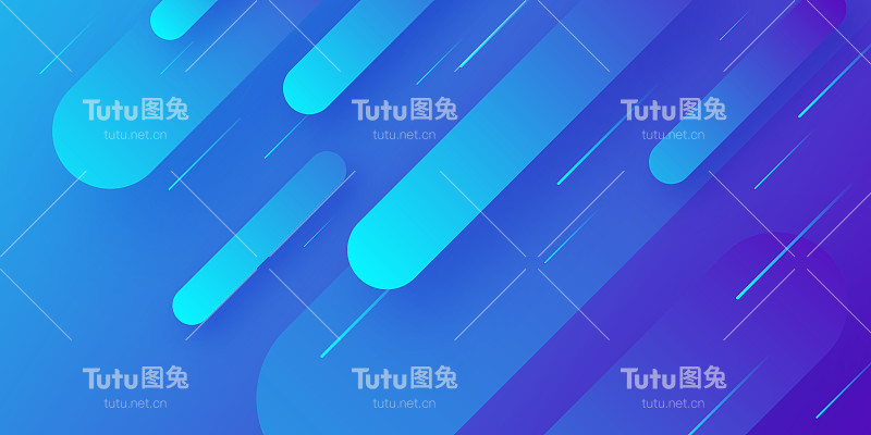 抽象设计与几何形状-时尚的蓝色梯度