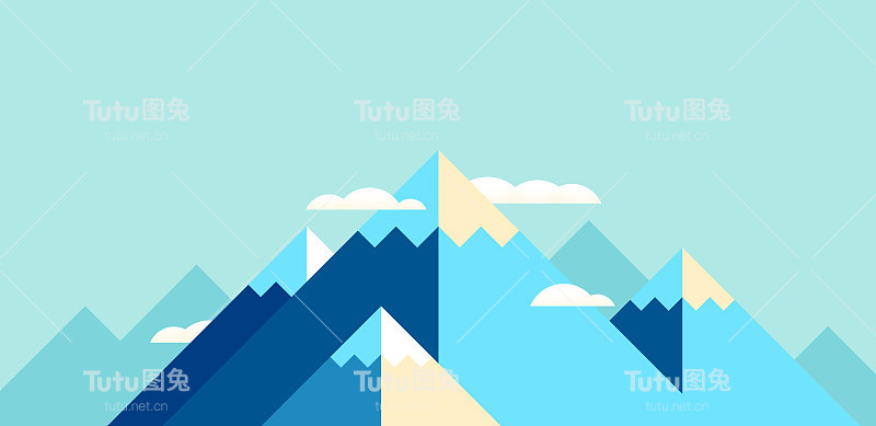 山地景观现代背景