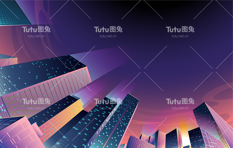晚上的城市