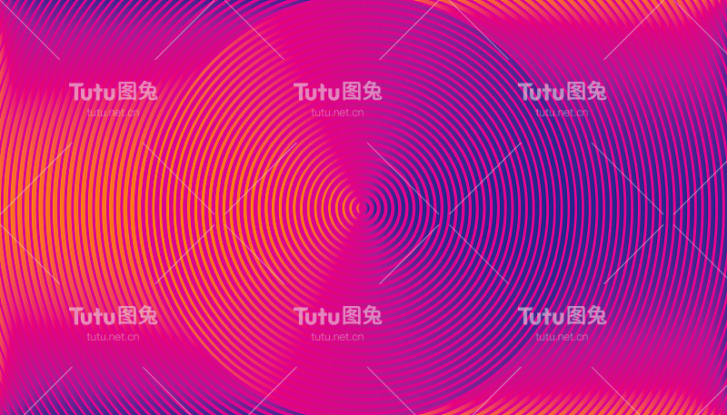 同心圆抽象背景