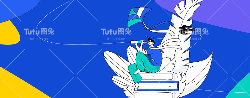 二十四节气:立春、下雨、惊蛰、春风、清明、谷雨，平面人物矢量概念操作手绘插画