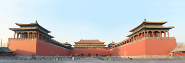 中国北京紫禁城的入口