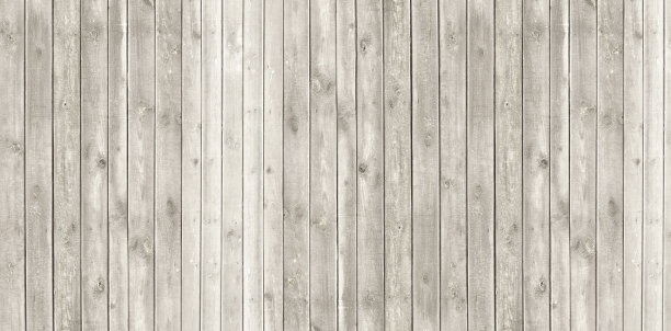 复古的白色刷漆质朴的旧木板墙纹理背景。褪色的天然木板面板结构。