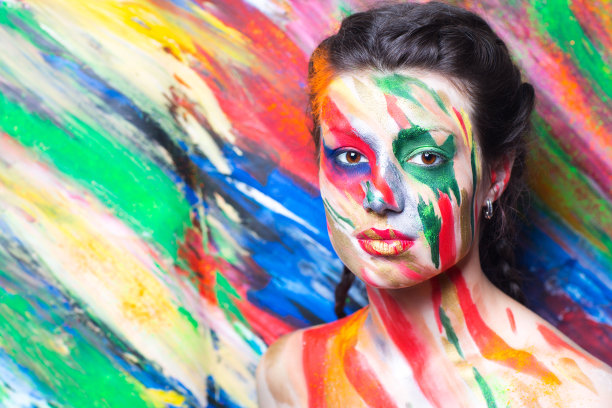 女人的美丽的脸