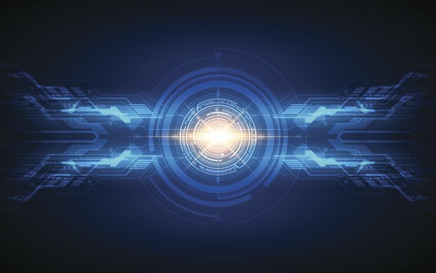 摘要圈科幻未来技术创新概念背景