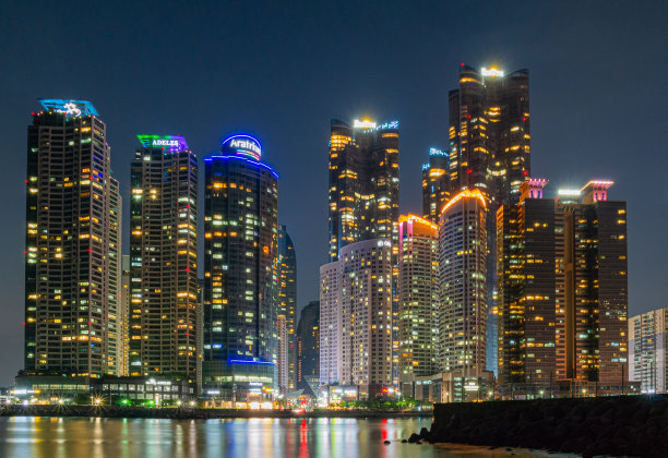 釜山海云台夜景