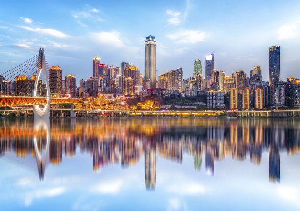 重庆城市景观天际线