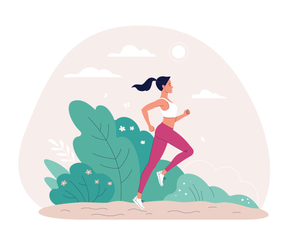 在新鲜空气中锻炼。