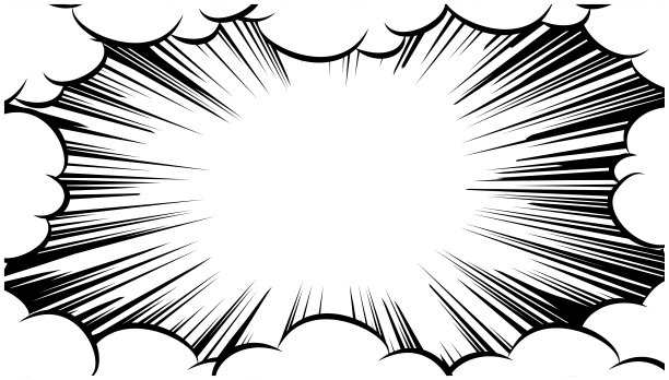 集中线音响效果卡通漫画