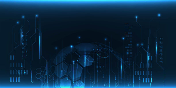 矢量插图世界数字通信创新和技术。未来科技设计概念。