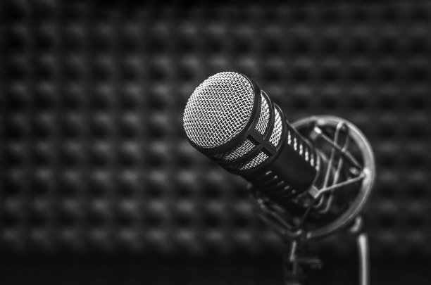 背景与专业麦克风