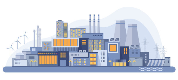 能源效率和可持续性的概念。