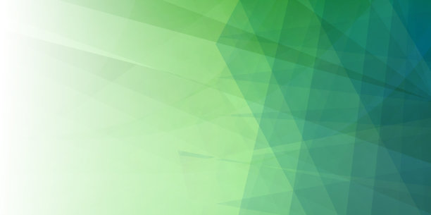 春天绿色最小折线背景