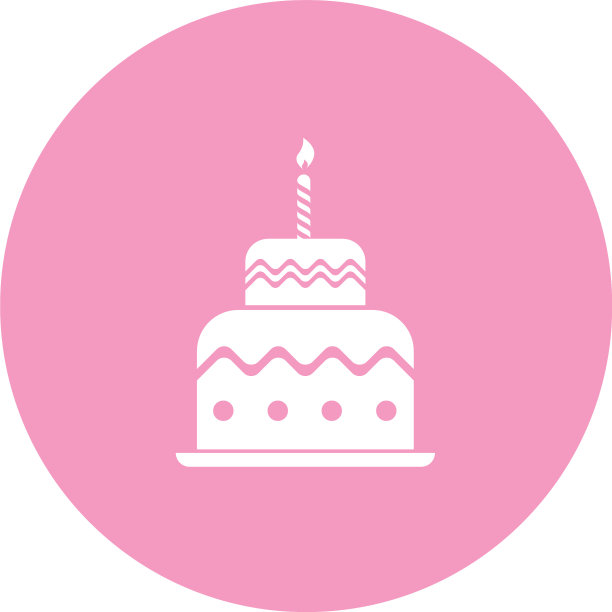 蜡烛生日蛋糕