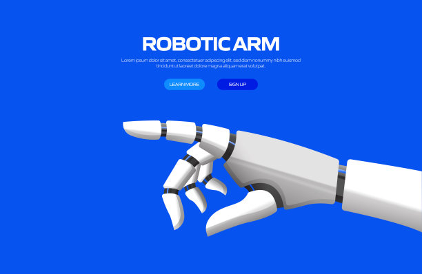 机器人，机器人行业概念矢量插图网站横幅，广告和营销材料，在线广告，商业演示等。