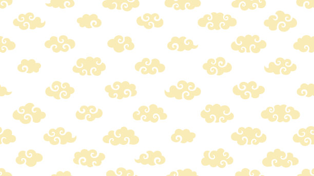 中国风格的金云图案背景